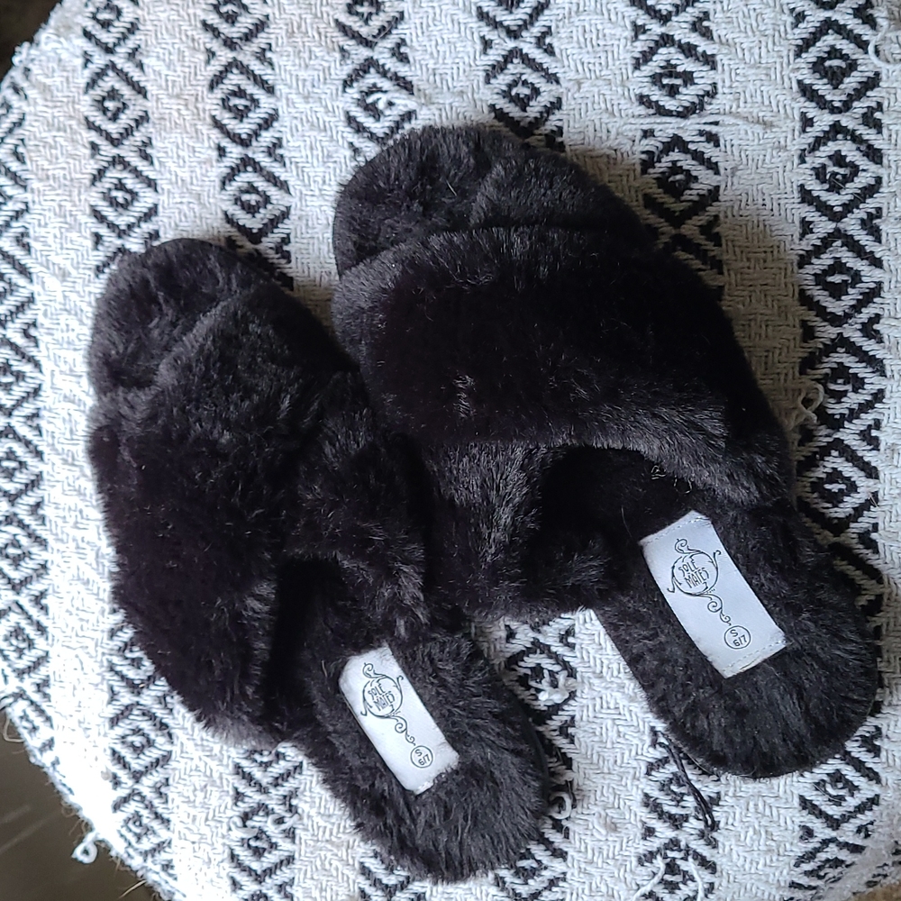Fuzzy slippers